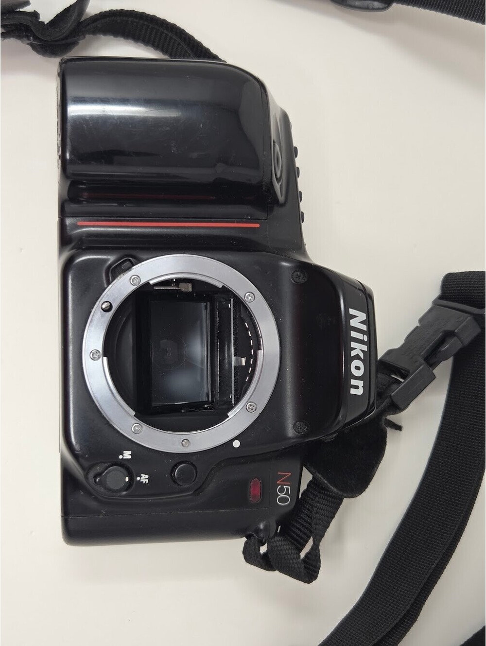 Nikon N50 35mm Film SLR Camera Body With Strap Autofocus Manual Modes